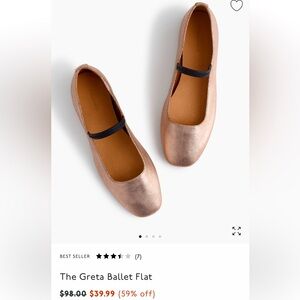 10.5 Greta Ballet flat NIB